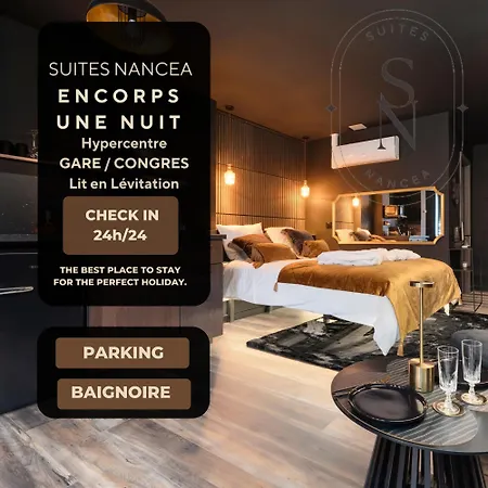 Encorps Nuit, Jacuzzi, Centre Gare Congres, Parking * Nancy
