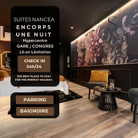 Apartamento Encorps Nuit, Jacuzzi, Centre Gare Congres, Parking