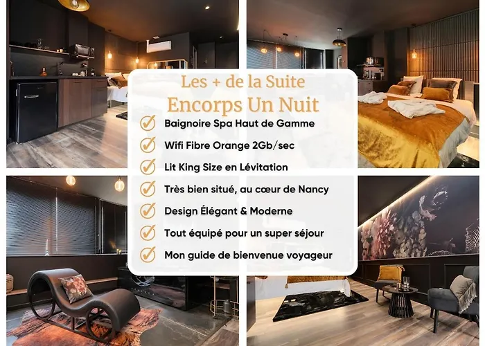 Encorps Nuit, Jacuzzi, Centre Gare Congres, Parking Apartamento *